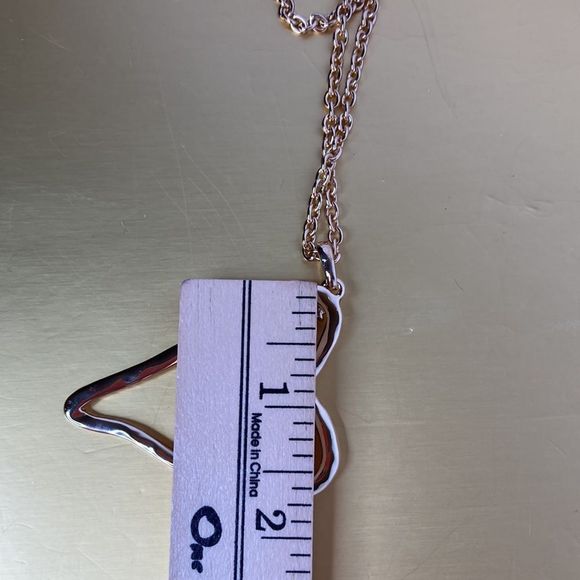 Robert Lee Morris Necklace Soho CollectionGold Long Chain Heart Pendant Necklace - Picture 14 of 14